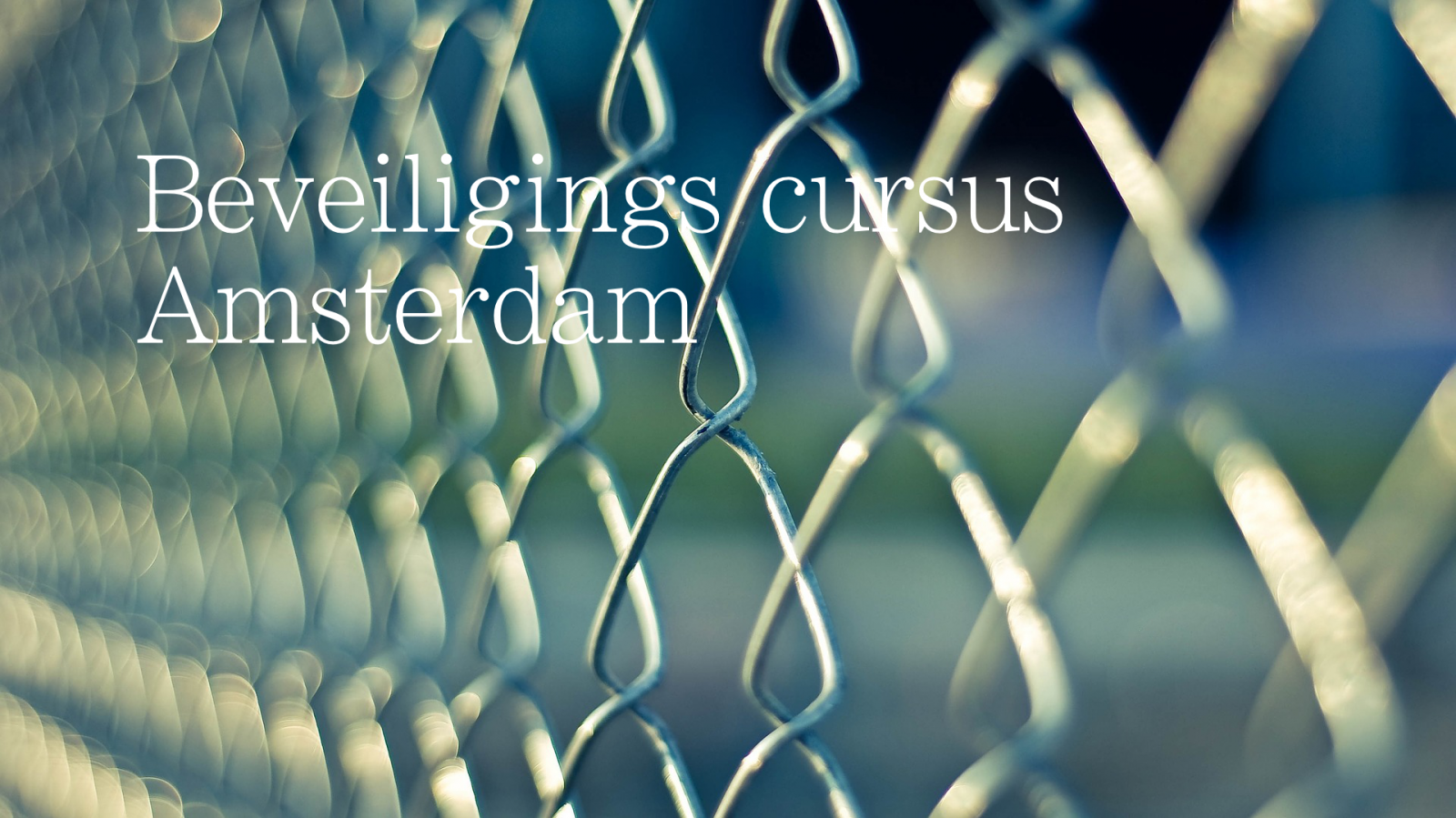 Beveiligingscurus Amsterdam